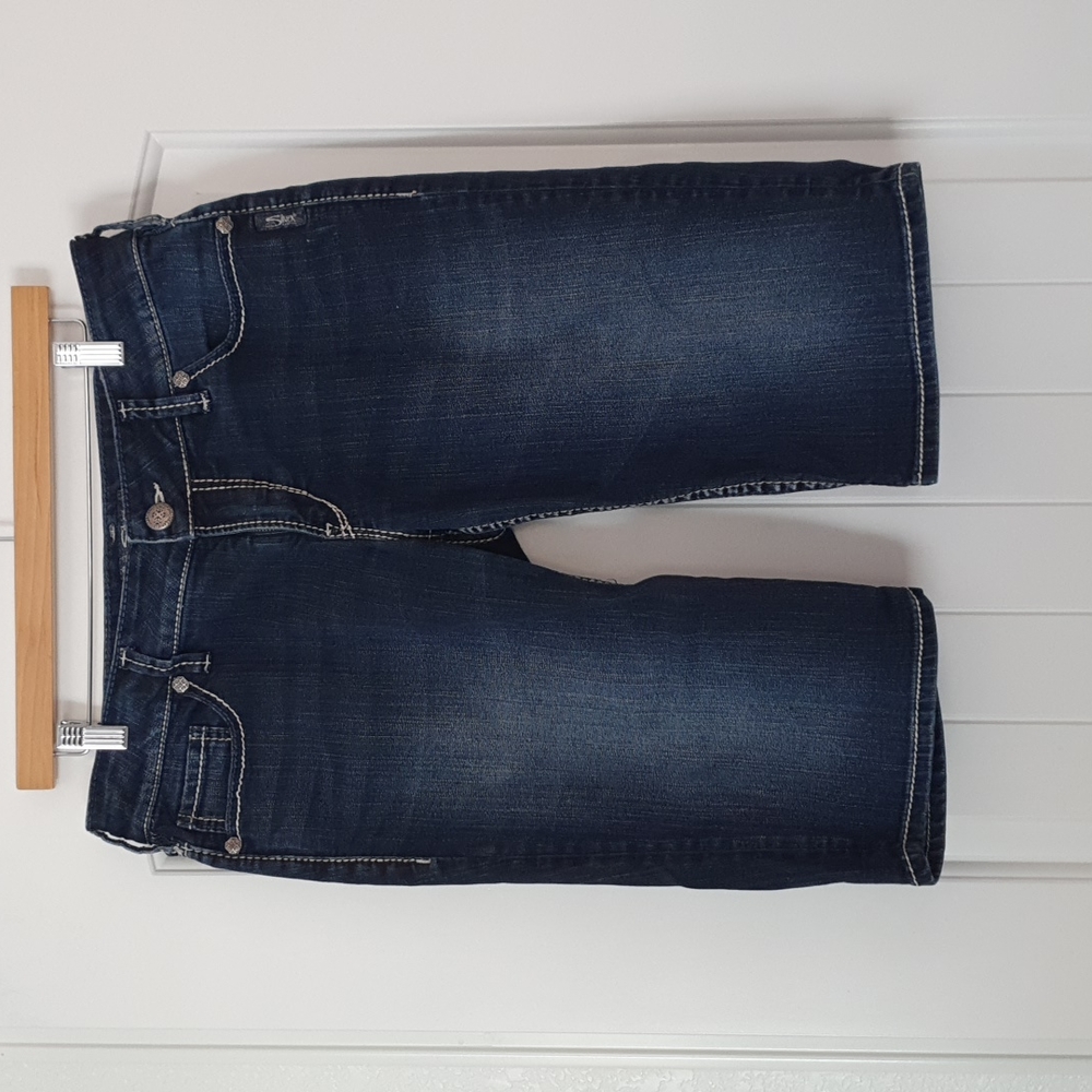 Denim shorts